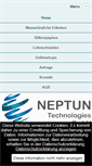 Mobile Screenshot of neptun-technologies.de
