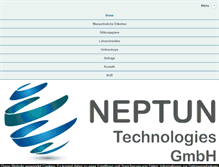 Tablet Screenshot of neptun-technologies.de